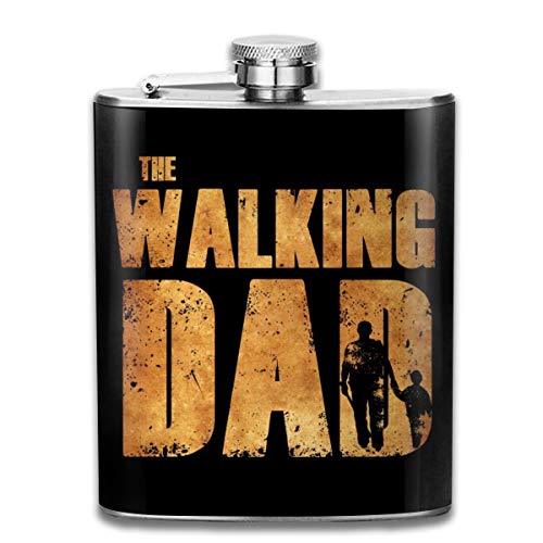 The Walking Dead - Petaca de bolsillo (acero inoxidable, 7oz)