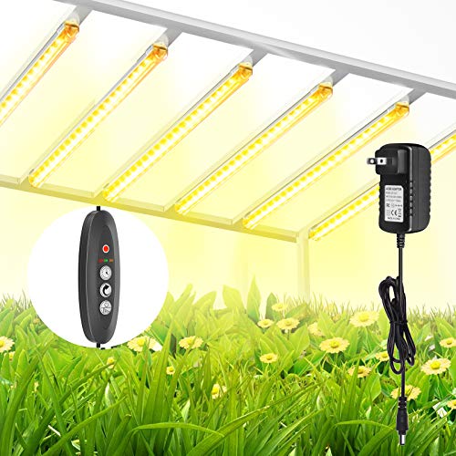 Relassy Luz LED de crecimiento para plantas de interior, 75 W, luz solar de  espectro completo para plantas de cultivo en interiores - 3/6/12H