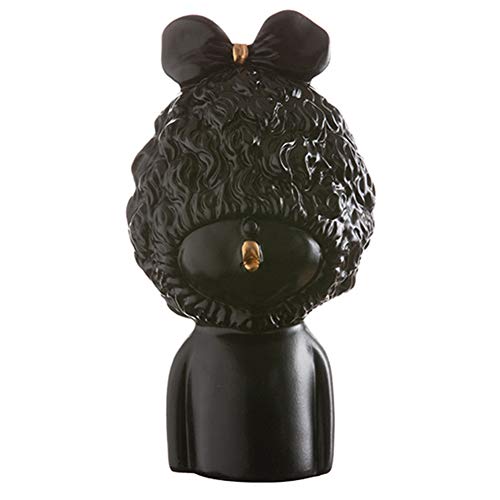 TOPYL Nórdico Creativo Cabeza Estatua Artesanía Bust Sculpture Figurines para Mesa Gabinete De Vinos Porche Gabinete De TV Decorativa,Figura Escultura Ornamento Oro Negro B 10x20cm