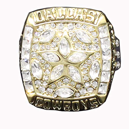 TYTY Rugby 1995 Super Bowl Championship Ring Souvenir Collection Anillos de Hombre, Championship Anillo de réplica Personalizado Anillos de Diamantes para Hombres,Without Box,14