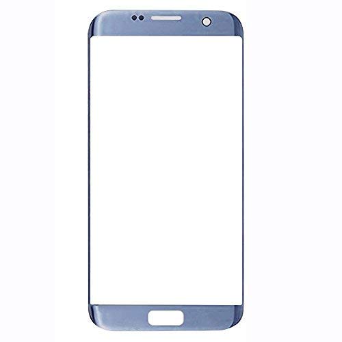 UU FIX Pantalla Cristal Frontal para Samsung Galaxy S7 Edge(Azul) LCD Touch Screen Frontal Cristal Replacment con Juego de la Herramientas