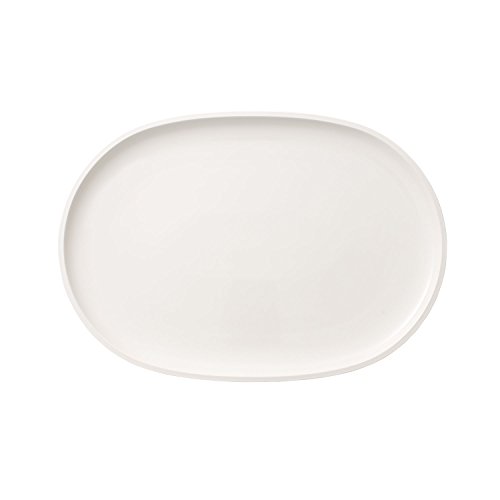 Villeroy & Boch Artesano Original Plato para Pescado Ovalado de 43 x 30 cm, Porcelana, Blanco, 43x30cm