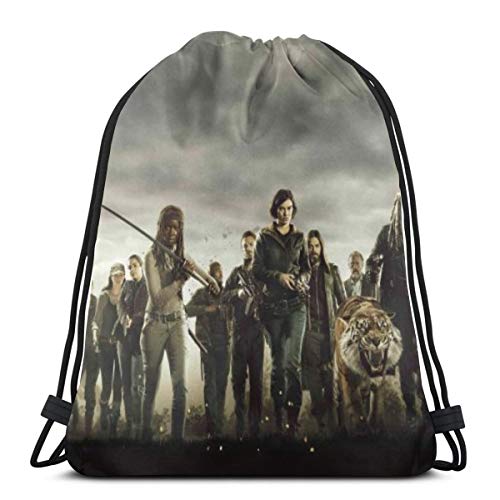 Walking Dead - Mochila con cordón para viajes en el gimnasio