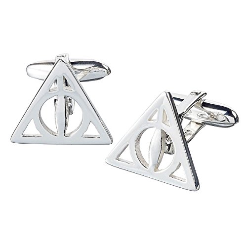 Warner Bros. Gemelos Deathly Hallows - Reliquias de la Muerte - Harry Potter Plata