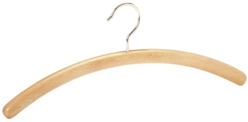 Wenko 17210148100 Percha Rollo Natural - Percha para la Ropa, Madera de Haya, 45 x 19 x 2 cm, Marrón