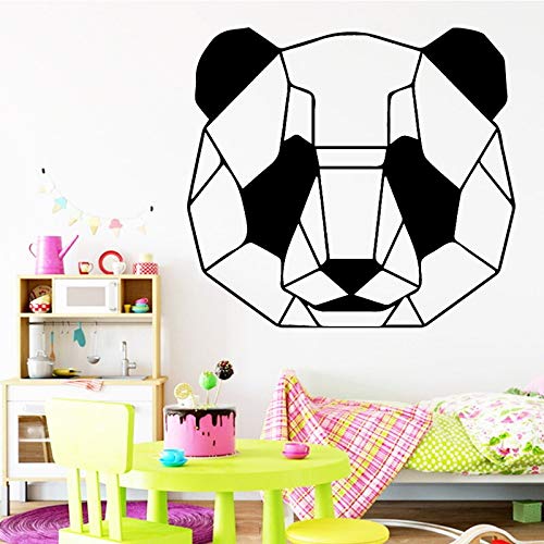 wopiaol Flor Pegatinas de Pared Tema Verde Etiqueta de la Pared Colgante Lienzo Digital Ng Ative Ng Paisaje Cute Panda XL 58Cm X 53Cm