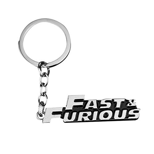 WZLDP Fast & Furious Llavero Colgante Charm-Pequeño Regalo Llavero