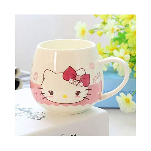 xiaojing Originalidad Flamingo Hello Kitty Doraemon Taza De Dibujos Animados Taza De Cerámica Taza Café Leche Botín Taza Encantadora Encantador Conciso Vidrio De La Oficina