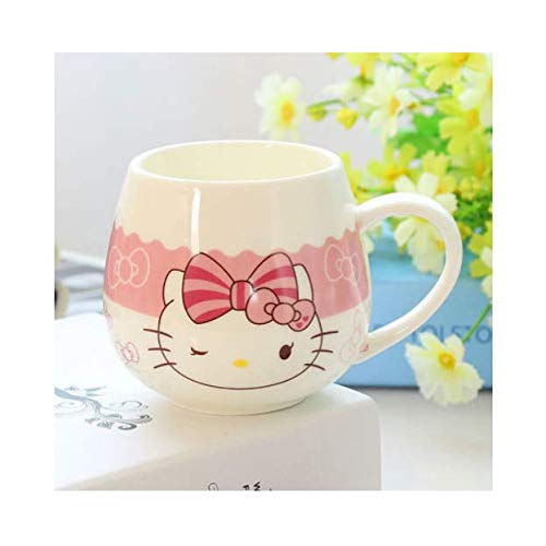 xiaojing Originalidad Flamingo Hello Kitty Doraemon Taza De Dibujos Animados Taza De Cerámica Taza Café Leche Botín Taza Encantadora Encantador Conciso Vidrio De La Oficina