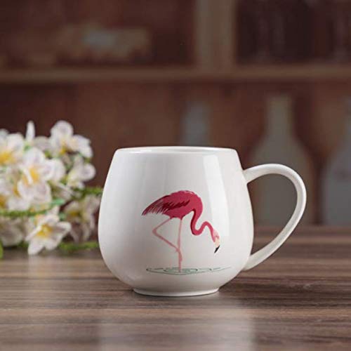 xiaojing Originalidad Flamingo Hello Kitty Doraemon Taza De Dibujos Animados Taza De Cerámica Taza Café Leche Botín Taza Encantadora Encantador Conciso Vidrio De La Oficina