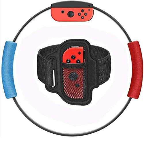 Yangers Aventeuer Fitness Ring Bundle para Nintendo Switch Game, Ring-Con Joy-Con - Correa de pierna ajustable