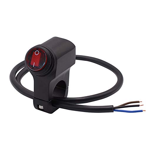 YGL 12V 16A Impermeable Interruptor de Luces Apagada para Manillar de Moto