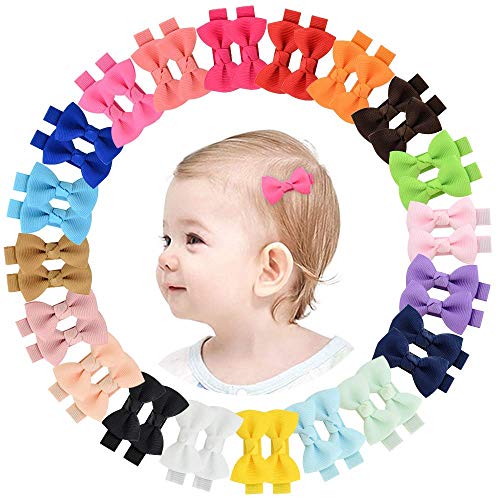 YHXX YLEN Lazos para el pelo de 5 cm para niñas, adolescentes, bebés, 40 unidades