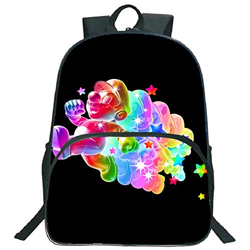 ZEH - Mochila para niños, diseño de dibujos animados, diseño de Super Mario Bros, color 20