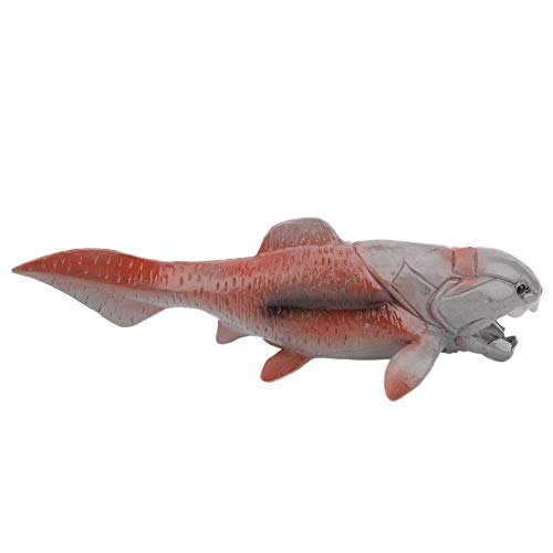 Zerodis Juguete de simulación de pez, plástico Jurassic World Deng's Fish Animal Toy Modelo Educativo Realista Figura de Animal Ideal para coleccionista decoración Regalo para niños(PL127-1459)