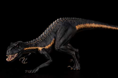 ZFF 1:35 Berserker Raptor Dinosaurio Indoraptor Figura mordaza móvil versión del Color Negro