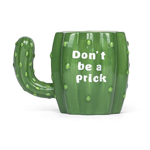 ZYJ Taza de cerámica de Cactus Verde Taza de Mango de Cactus 3D Taza de Leche Personal 2PCS