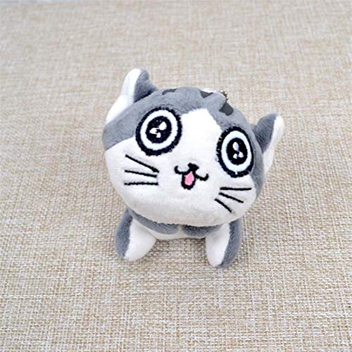 Zzlush juguetes rellenos Juguetes de peluche muñeco de peluches animales de relleno estatuilla juguetes - súper lindo sentado chi gato llavero peluche juguetes muñecas 10 cm animales de peluche suaves