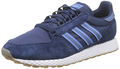 adidas Forest Grove, Zapatillas de Gimnasia Hombre, Azul (Collegiate Navy/Real Blue/Tech Ink Collegiate), 44 2/3 EU