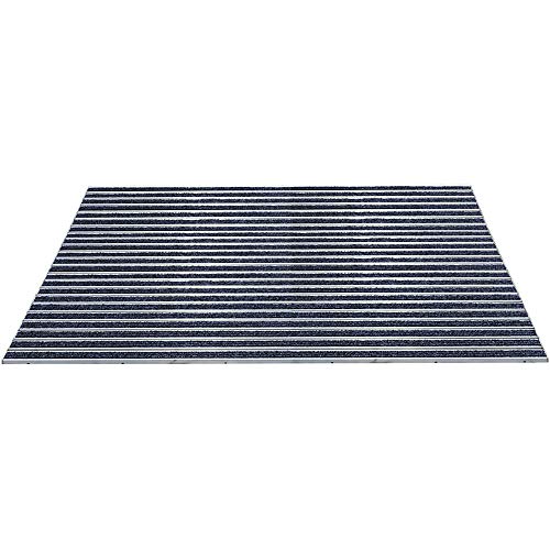 Alfombrilla de entrada de perfil de aluminio, inserto de fieltro agujereado, 1585 x 785 mm (largo x ancho x alto).