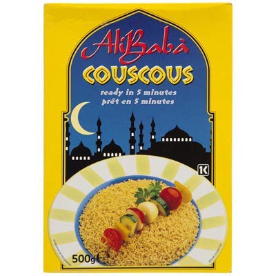 AlíBabà - Cous Cous- Medio - Cocción Rápida - Fácil y Rápido de Preparar 500 Gramos