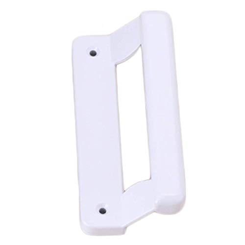 AWCPP Manija de Puerta de Fondo, Puerta de Madera Puertas Corredizas Separación de Orificios de Puerta de Metal Accesorios de Hardware de Puerta de 138 Mm Manija de Puerta de Montaje en Superficie,Bl