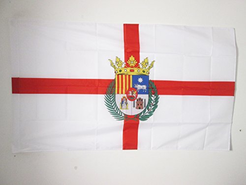 AZ FLAG Bandera de la Provincia DE TERUEL 150x90cm para Palo - Bandera TERUEL EN ARAGÓN 90 x 150 cm