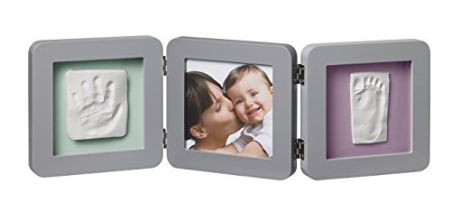Baby Art My Baby Touch Two Print Frame (Grey) by Baby Art
