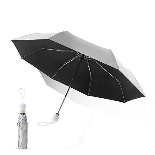 BAJIE Paraguas Plegable Completamente Automático Paraguas Plegable Femenino Grande Auto Lujo Paraguas de Lluvia Al Aire Libre 8K Fuerte A Prueba de Viento Hombres Mujeres Negocios Unbrella