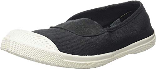 Bensimon Tennis Elastique Femme, Zapatillas Mujer, Negro (Carbone), 39 EU