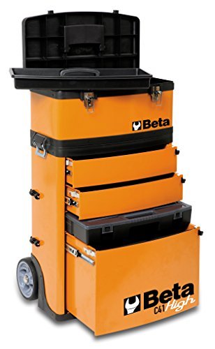 Beta 041000002 - C41H-O-Trolley Portaherramientas 2 Mód , naranja