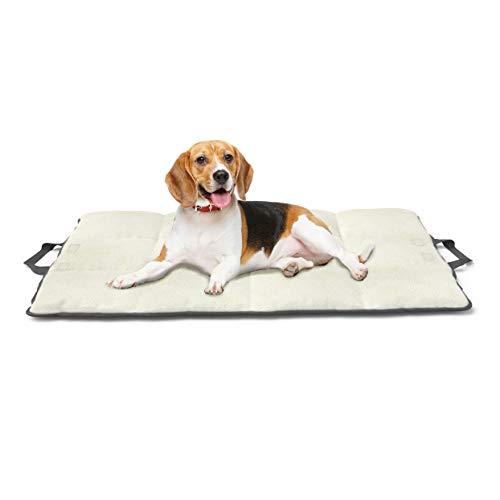 bonamico Cosy Buddy Coco, Camas para Perros, Lavable y Portátil - Colchon Cama para Perros Grandes Y Pequeños - Accesorios para Perros Al Aire Libre Yen Casa