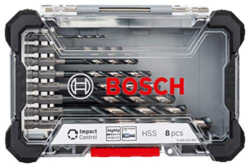 BOSCH 2608577146 - Set profesional: brocas metal Hex: 2,3,4,5,6,7,8,10mm