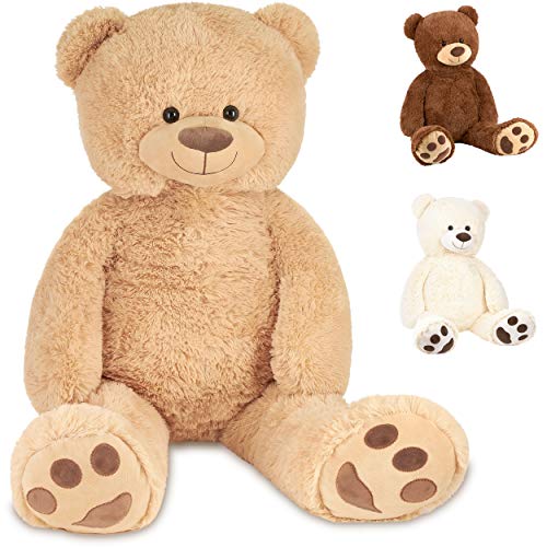 BRUBAKER Peluche Gigante XXL - Oso / Osito - 100 cm - Beige