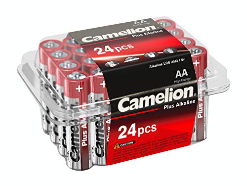 Camelion 11102406 - Pack de 24 de baterías alcalinas AA