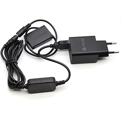 Cargador de Banco de energía móvil Cable USB 5V + Acoplador DR-110 Batería simulada NB-13L NB13L para Canon G7X Mark II G1X G7X MII G5X G9X SX720