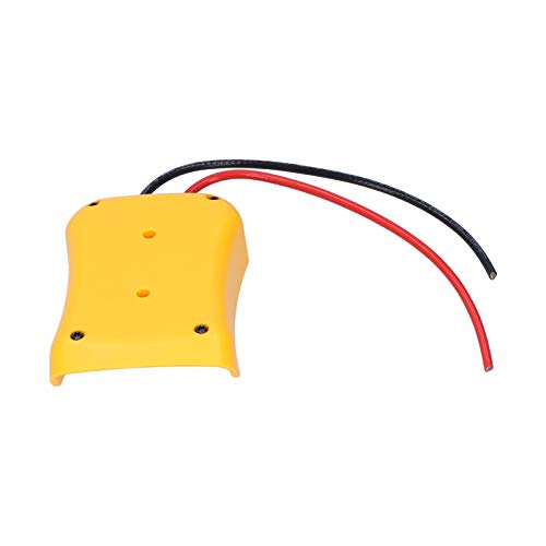 DAUERHAFT Amarillo Adaptador de Montaje de batería fácil de Instalar Adaptador de batería para batería DCB de 18 V Conector de alimentación de batería DCB Conector de Montaje