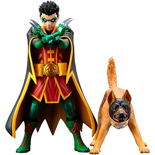 dc comics SV222 - Estatua de Robin y Bat-Hound Artfx