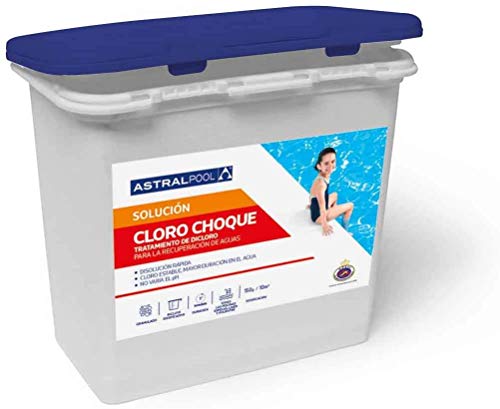 Dicloro granulado 55% Astralpool envase de 5Kg