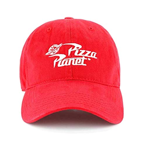 Disney Pixar Toy Story Pizza Planet Delivery Delivery Adjustable Baseball Snapback Cap Hat Red