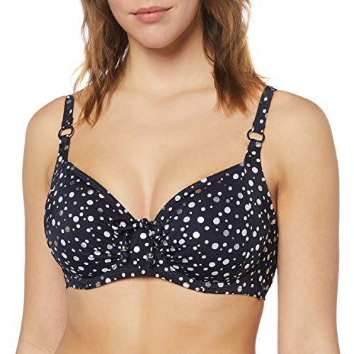 Dorina Cannes Parte Superior del Bikini, Azul (Foil Dot 803), 100D para Mujer