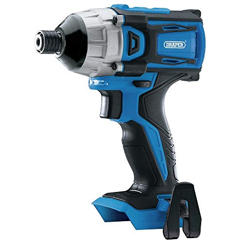 Draper 55375 D20 20 V sin escobillas 1/4" Impact Driver-Bare (180 Nm), 20 V