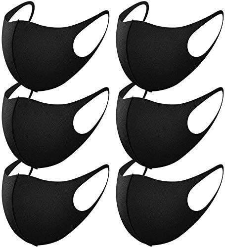 Efforts Funda Facial con Gancho Elástico para la Oreja, 50Pcs Almohadillas Protectoras para la Boca, Alta Filtración y Seguridad de Ventilación, Reutilizable(29x13cm) (6pcs)