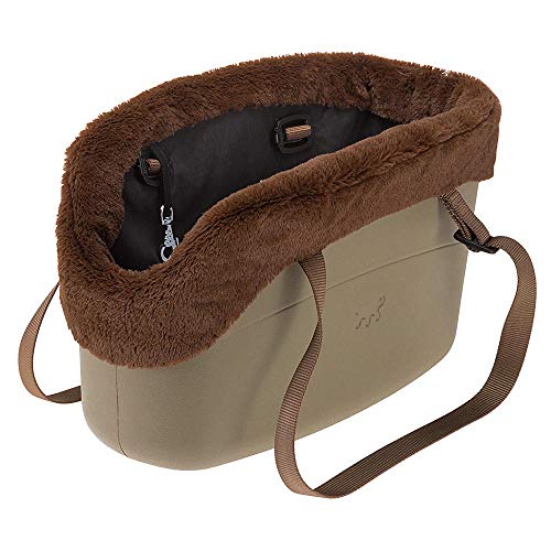 Ferplast Bolso para perros, Artículo para Mascota, Tortora, Medium, Marròn