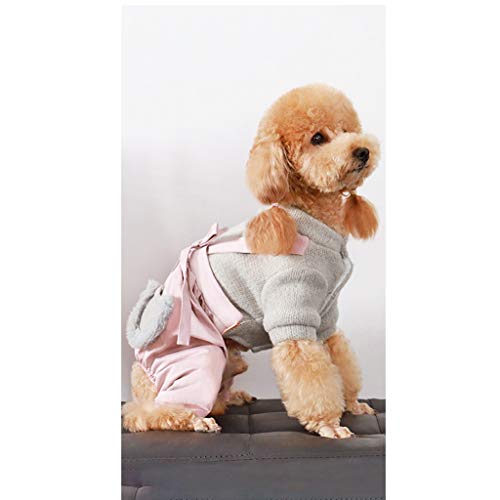 Ffshop Ropa para Perros Medianas Perrito Ropa for Perros otoño y del Invierno de Peluche del Perro Pequeño Invierno for Mascotas de Cuatro Patas Ropa de otoño Ropa para Mascotas (tamaño : XXL)