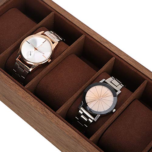 Fishawk Organizador de Joyas, Caja de Reloj, 6 Rejillas para Regalo, papá, Novio, Esposo