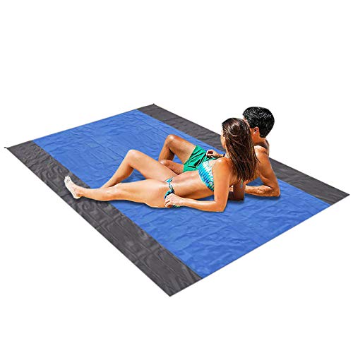 Fyore Alfombras de Playa Manta de Picnic Impermeable Cubierta de Suelo Ester Colchón de Camping Lonas Impermeables Exterior para Toldos Tienda de Campaña Jardín Parque 200x140cm