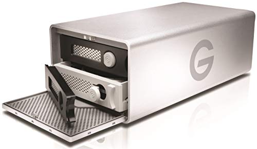 G-Technology G-RAID 8TB (Retirable 2 x 4TB Ultrastar/Enterprise Clase HDD) RAID 0/1 Thunderbolt 3, USB-C, 500MB/s, 5 años de garantía