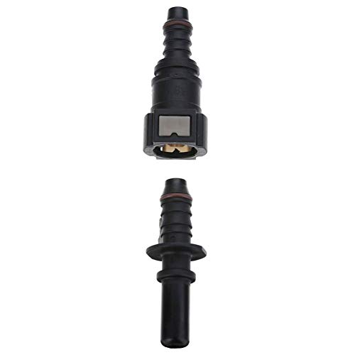 GCDN Conector Set Masculino Auto Accesorios Manguera Acoplador Moto Piezas Cierre Rápido Coche Combustible Línea Uso Admisión Ensamblajes Recto Profesional 8mm