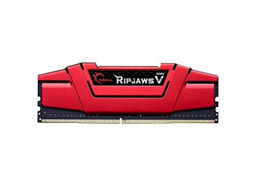 gskill F4 – 2800 C15S de 16gvr Ripjaws V Memoria DDR3-RAM de 16 GB (D4 2800 C15, 1,35 V) Rojo
